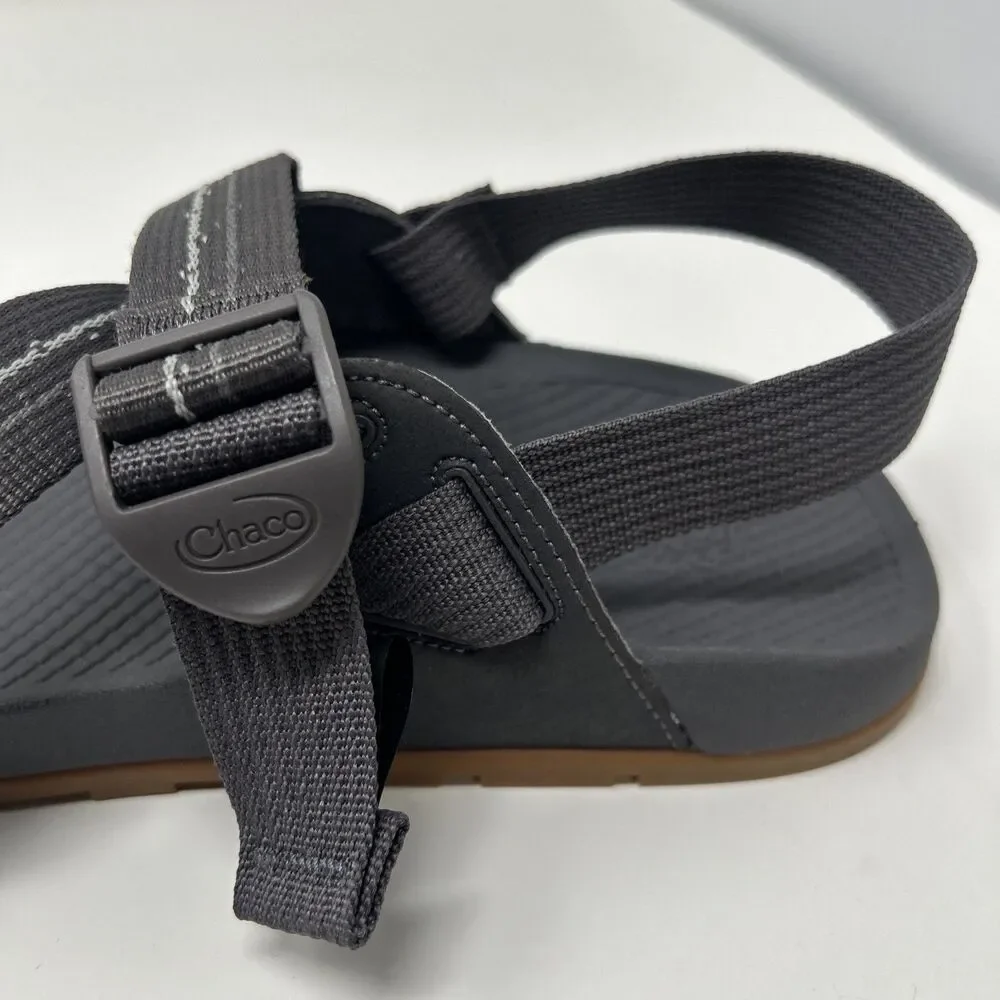 Chaco Sandals Shoes Mens Size 12 Gray Strappy Adjustable Slip On Outdoor Casual